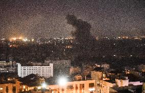 Israeli Army Launches Airstrike On Dahieh In Southern Beirut