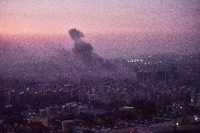 Israeli Army Launches Airstrike On Dahieh In Southern Beirut