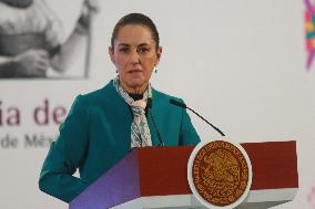 Mexico’s President Claudia Sheinbaum Briefing Conference