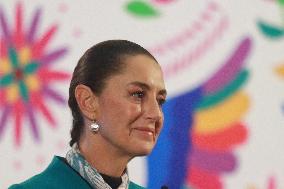 Mexico’s President Claudia Sheinbaum Briefing Conference