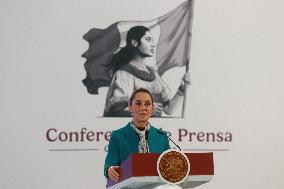 Mexico’s President Claudia Sheinbaum Briefing Conference