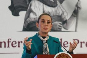 Mexico’s President Claudia Sheinbaum Briefing Conference