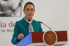 Mexico’s President Claudia Sheinbaum Briefing Conference