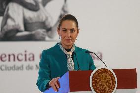 Mexico’s President Claudia Sheinbaum Briefing Conference