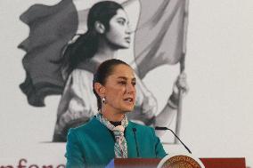 Mexico’s President Claudia Sheinbaum Briefing Conference