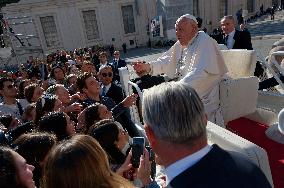 Pope Francis Attends The Weekly General Audience At St Peter's Square