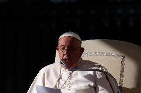 Pope Francis Attends The Weekly General Audience At St Peter's Square