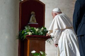 Pope Francis Attends The Weekly General Audience At St Peter's Square