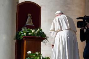 Pope Francis Attends The Weekly General Audience At St Peter's Square