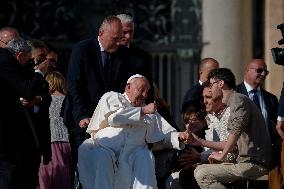 Pope Francis Attends The Weekly General Audience At St Peter's Square