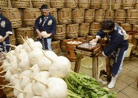 Pickle-making in Kyoto