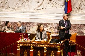 Discussion Of The Social Security Financing Bill In The French National Assembly, In Paris