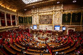 Discussion Of The Social Security Financing Bill In The French National Assembly, In Paris