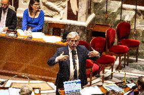 Discussion Of The Social Security Financing Bill In The French National Assembly, In Paris