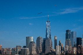 Plane With Message Over NYC Post Election