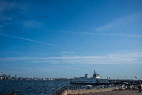 Plane With Message Over NYC Post Election