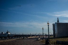 Plane With Message Over NYC Post Election