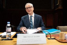 Bruno Le Maire hearing at the French Senate - Paris