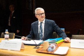 Bruno Le Maire hearing at the French Senate - Paris