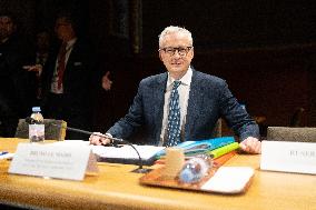 Bruno Le Maire hearing at the French Senate - Paris