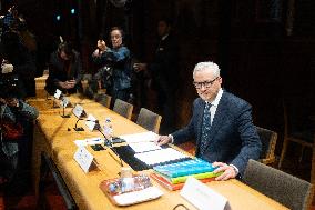 Bruno Le Maire hearing at the French Senate - Paris