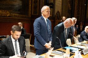 Bruno Le Maire hearing at the French Senate - Paris