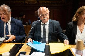 Bruno Le Maire hearing at the French Senate - Paris