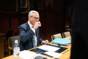 Bruno Le Maire hearing at the French Senate - Paris