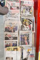 Todays Newspapers With Trump's Election Win - France