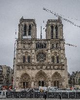 Notre-Dame Cathedral Under Restoration - Paris