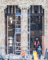 Notre-Dame Cathedral Under Restoration - Paris