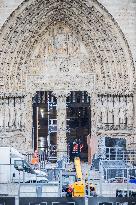 Notre-Dame Cathedral Under Restoration - Paris