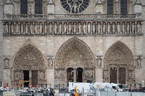 Notre-Dame Cathedral Under Restoration - Paris