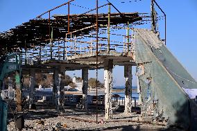 Construction next to inclusive beach in Odesa