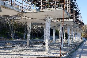 Construction next to inclusive beach in Odesa