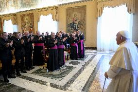 Pope Francis in Private Audience - Vatican