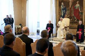 Pope Francis in Private Audience - Vatican