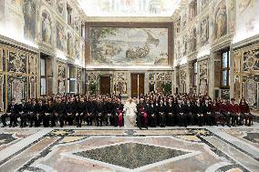 Pope Francis in Private Audience - Vatican