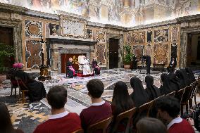 Pope Francis in Private Audience - Vatican