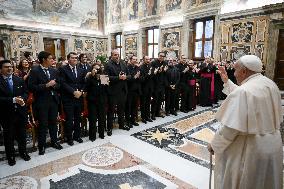 Pope Francis in Private Audience - Vatican