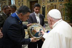 Pope Francis in Private Audience - Vatican