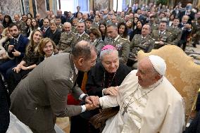 Pope Francis in Private Audience - Vatican