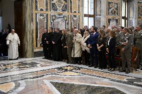 Pope Francis in Private Audience - Vatican