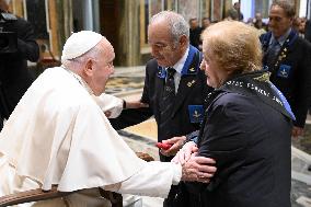 Pope Francis in Private Audience - Vatican