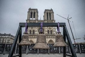 Notre-Dame Welcomes Three New Bells - Paris