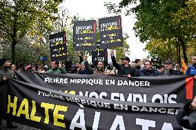 Demonstration Of The Horse-Racing Industry - Paris