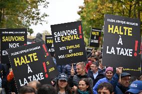 Demonstration Of The Horse-Racing Industry - Paris