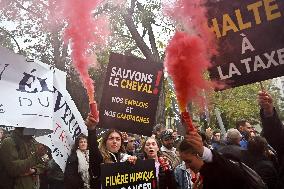 Demonstration Of The Horse-Racing Industry - Paris