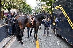 Demonstration Of The Horse-Racing Industry - Paris