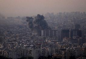 Massive Israeli Airstrikes Hit Southern Suburbs - Beirut